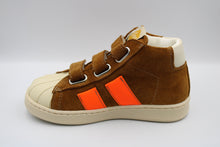 Ocra halfhoge sneaker cuoio