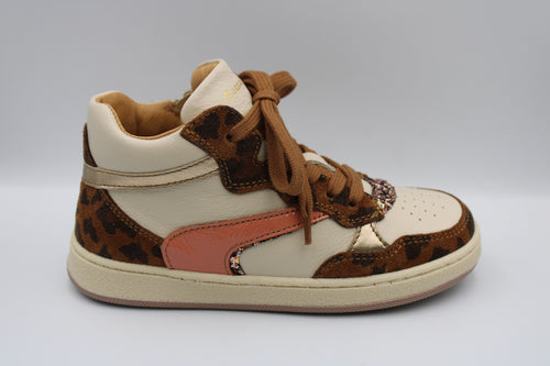 Romagnoli halfhoge sneaker Latte Cappuccino
