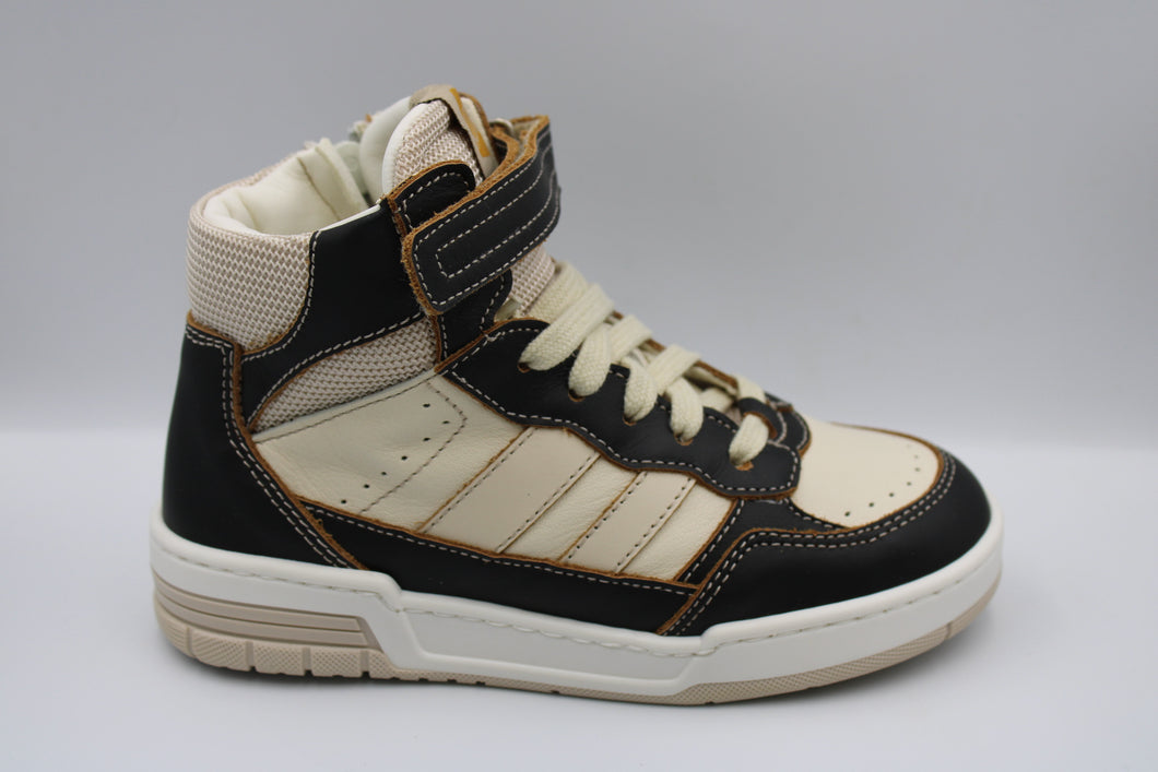 Ocra halfhoge sneaker Nero