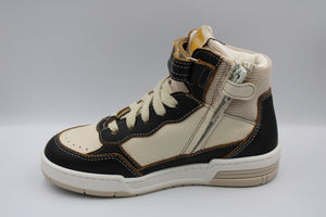 Ocra halfhoge sneaker Nero