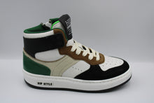 Hip halfhoge sneaker zwart / wit
