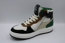 Hip halfhoge sneaker zwart / wit