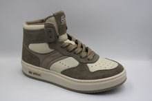 Hip halfhoge sneaker taupe