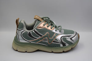 Naturino sneaker Wave Silver - Antracite - Sage