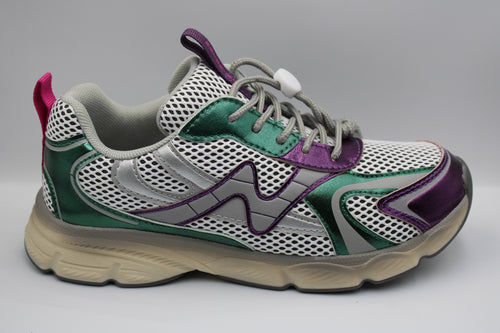 Naturino sneaker Wave Purple - Green - Grey