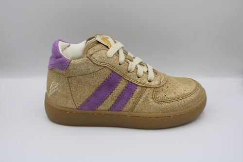 Ocra halfhoge sneaker Biscuit