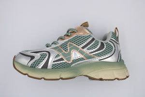 Naturino sneaker Wave Silver - Antracite - Sage