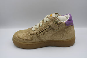 Ocra halfhoge sneaker Biscuit