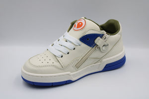 Rondinella sneaker wit met blauw