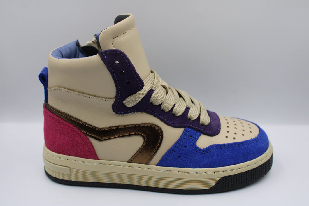 Hip halfhoge sneaker Cobalt
