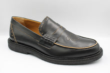 Angulus loafer black / lightbrown backside