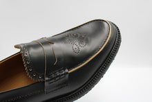 Angulus loafer black / lightbrown backside