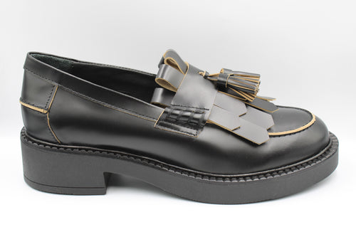 Angulus loafer black / lightbrown