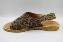 angulus gekruiste sandaal leopard