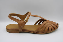 Angulus halfopen schoen tan