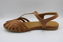 Angulus halfopen schoen tan