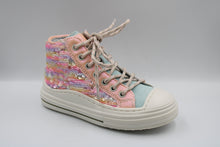 Romagnoli halfhoge sneaker corallo