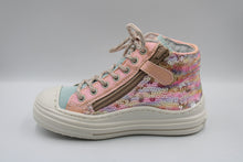 Romagnoli halfhoge sneaker corallo