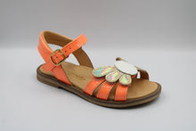 Rondinella sandaal arancio met bloem