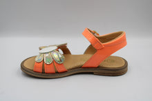 Rondinella sandaal arancio met bloem