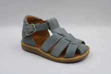 pom d'api eerste gesloten sandaaltje gris