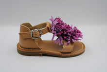 gallucci eerste sandaaltje met pompons bouganville