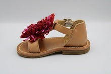 gallucci eerste sandaaltje met pompons fragola