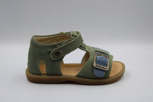 naturino eerste sandaal suede olive - celeste