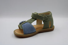 naturino eerste sandaal suede olive - celeste