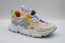flower mountain x naturino sneaker pink - celeste
