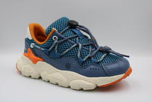 flower mountain x naturino sneaker azure - orange