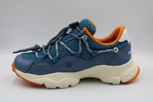 flower mountain x naturino sneaker azure - orange