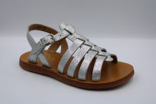 Pom d'Api sandaal Argent glitter