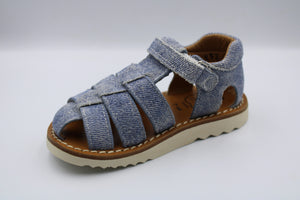Pom d'Api gesloten sandaaltje Jeans
