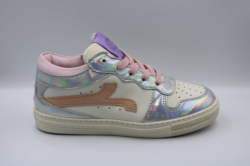 Rondinella sneaker  zilver - wit