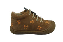 naturino eerste stapper cocoon brown bows