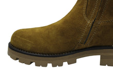 romagnoli hoge laars velour kaki