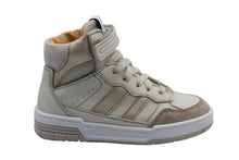 ocra halfhoge sneaker sand