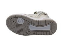 ocra halfhoge sneaker sand
