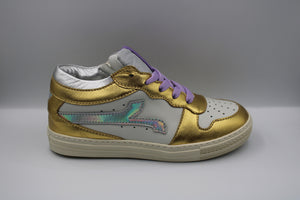 Rondinella sneaker goud - wit