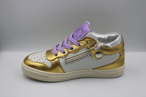 Rondinella sneaker goud - wit