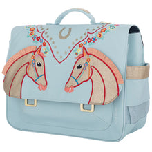 jeune premier cavalerie florale boekentas midi