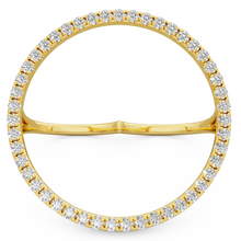 billion avenue joy diamond ring double finger gold