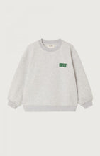 american vintage sweater baptown grijs gevlekt