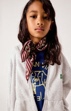american vintage sweater baptown grijs gevlekt