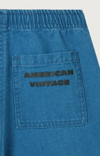 American Vintage broek comow - stone blauw
