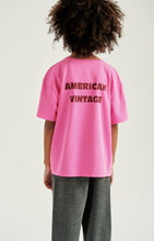 american vintage t-shirt fizvalley neonroze