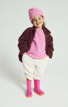 american vintage hoktown zipped vest bordeaux chine