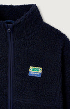 american vintage hoktown zipped vest navy