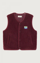 american vintage hoktown kinderjas zonder mouw bordeaux chine
